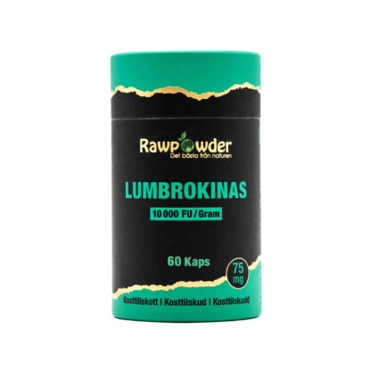 Lumbrokinas 75mg Rawpowder 60-kapslar